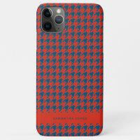 Hounds Tooth Personalised Case-Mate iPhone Case