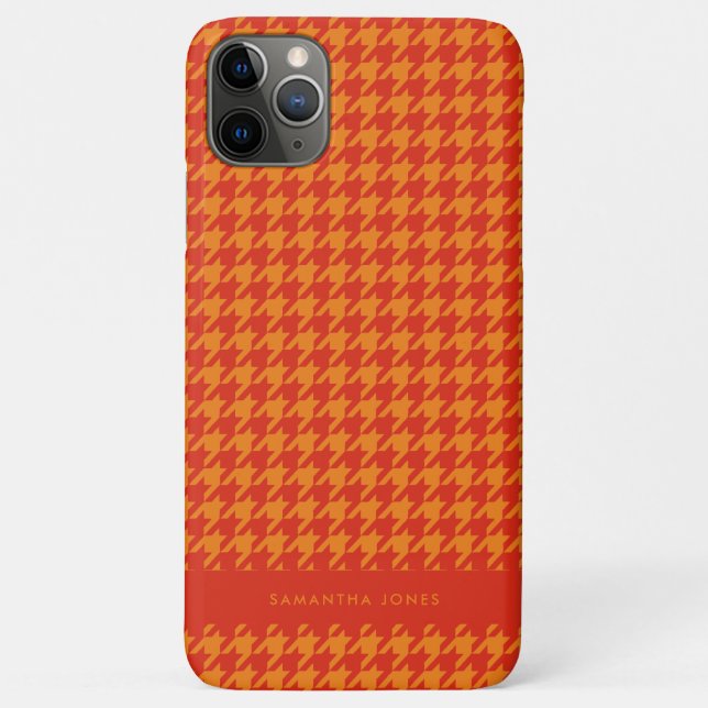 Hounds Tooth Personalised Case-Mate iPhone Case (Back)