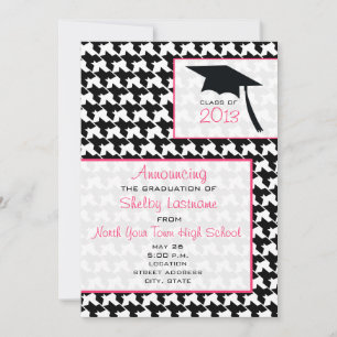 Houndstooth 2013 Graduation Announcement