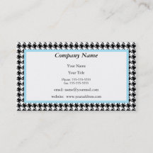 Houndstooth Appointment Reminder Card
