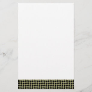 Houndstooth Avocado and Black