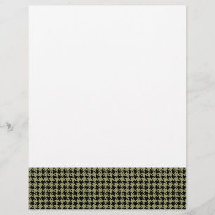 Houndstooth Avocado and Black