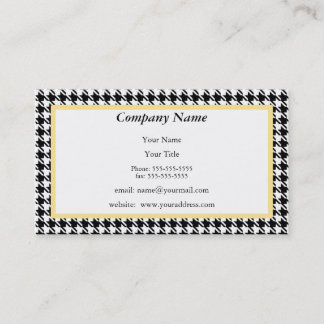 Houndstooth Business Card