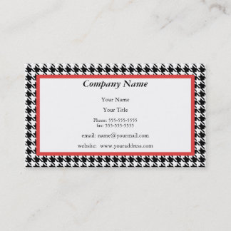 Houndstooth Business Card