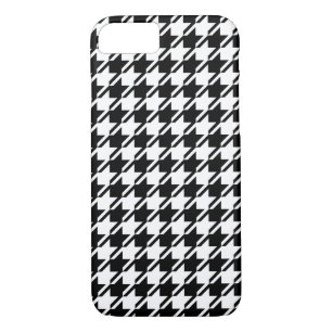 Houndstooth BW Rpt Pattern iPhone 8/7 Case
