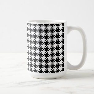 Houndstooth BW Rpt Pattern Coffee Mug