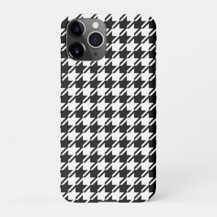 Houndstooth BW Rpt Pattern iPhone 11Pro Case