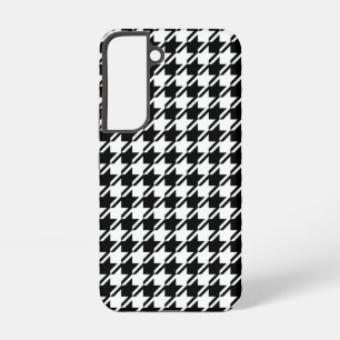 Houndstooth BW Rpt Pattern Samsung Galaxy Case