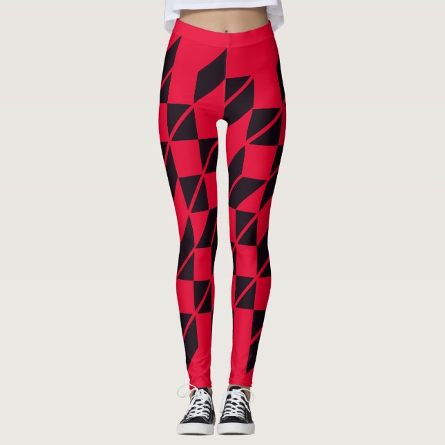 Houndstooth Check Leggings (Front)