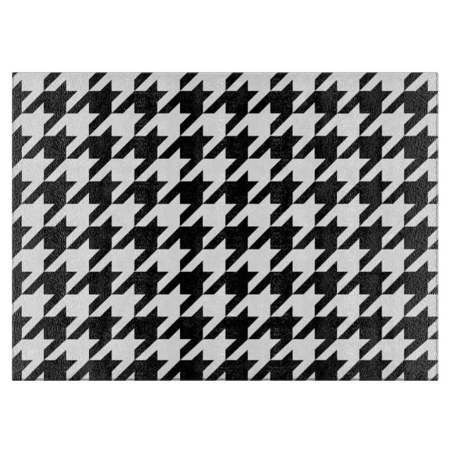 Houndstooth classic weaving pattern cutting board (Front)