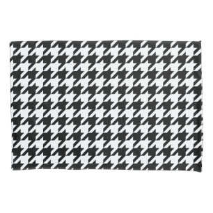 Houndstooth - Customise Background Colour Pillowcase