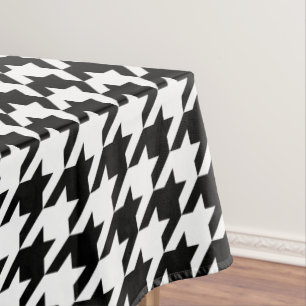 Houndstooth - Customise Background Colour Tablecloth