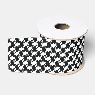 Houndstooth Grosgrain Ribbon