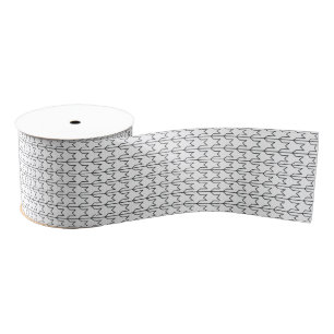Houndstooth Grosgrain Ribbon