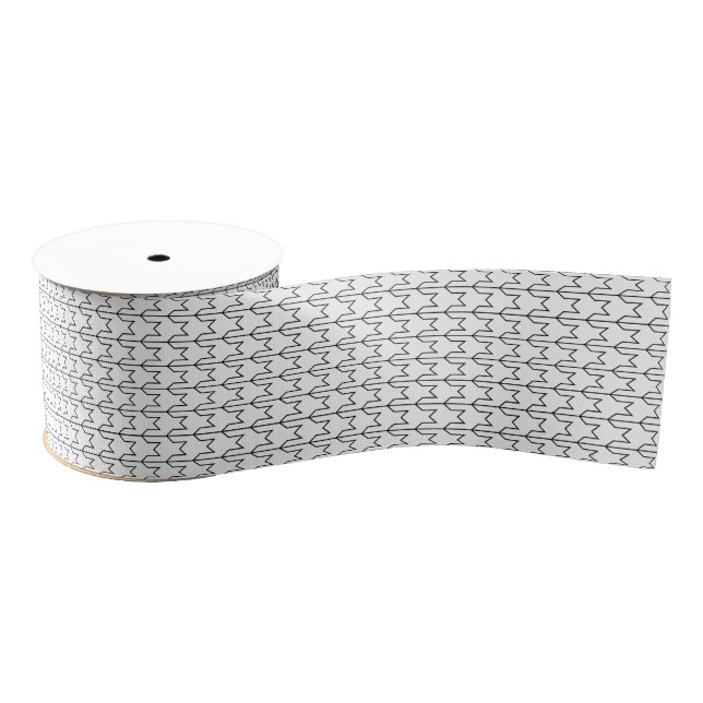 Houndstooth Grosgrain Ribbon (Spool)
