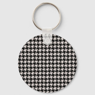 Houndstooth Key Ring