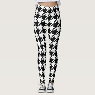 Houndstooth Large Classic Pattern Leggings