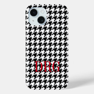 Houndstooth pattern Case-Mate Apple iPhone 15 case