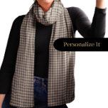 Houndstooth Pattern-Pale Taupe Scarf<br><div class="desc">Wrap yourself in sophistication with this Luxurious Houndstooth Chiffon Scarf in Pale Taupe – a seamless blend of timeless elegance and contemporary allure. The chic houndstooth pattern on the delicate pale taupe fabric creates a bold and classic statement. This large chiffon scarf is crafted for both comfort and versatility, making...</div>