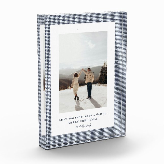 Houndstooth Peacoat frame photo  Block (Left)
