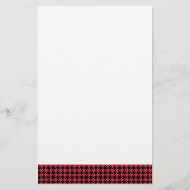 Houndstooth Red and Black (Front)