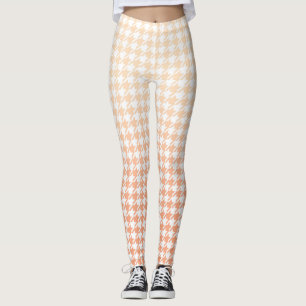 Houndstooth Skin Tone Gradient Pattern Leggings