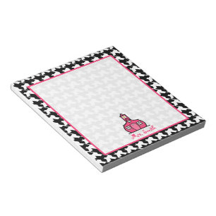 Houndstooth Teacher Notepad