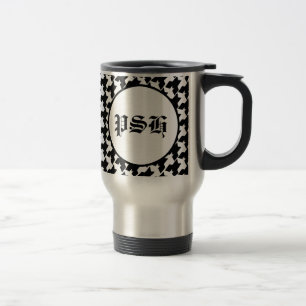 Houndstooth Travel Mug