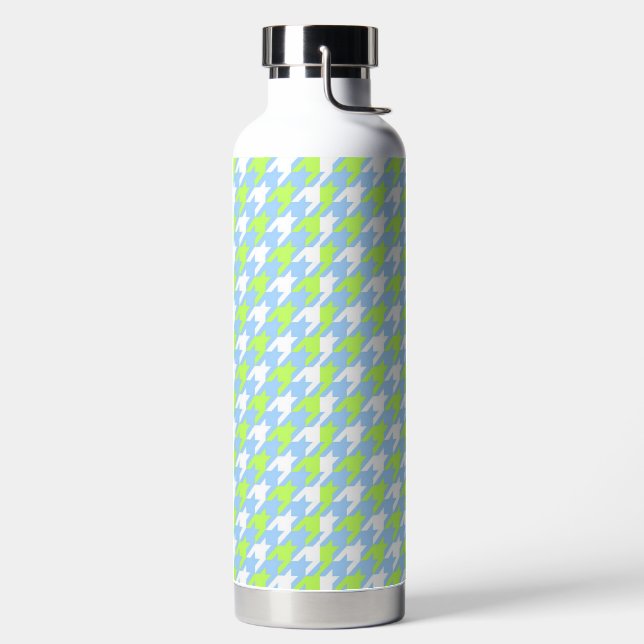 Houndstooth water bottle (Left)