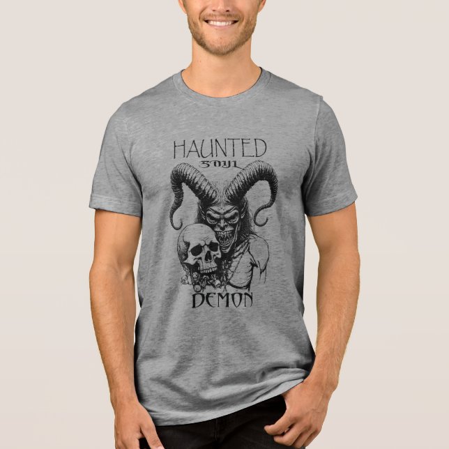Hounted Souls Tri-Blend Shirt (Front)