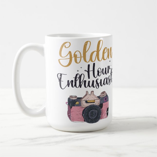 Hour Enthusiast - Photographer Funny Photography Coffee Mug (Left)