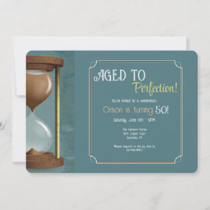 Hour Glass Invitation