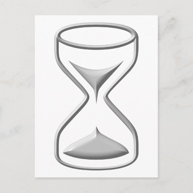 Hour Glass / Timer Postcard (Front)