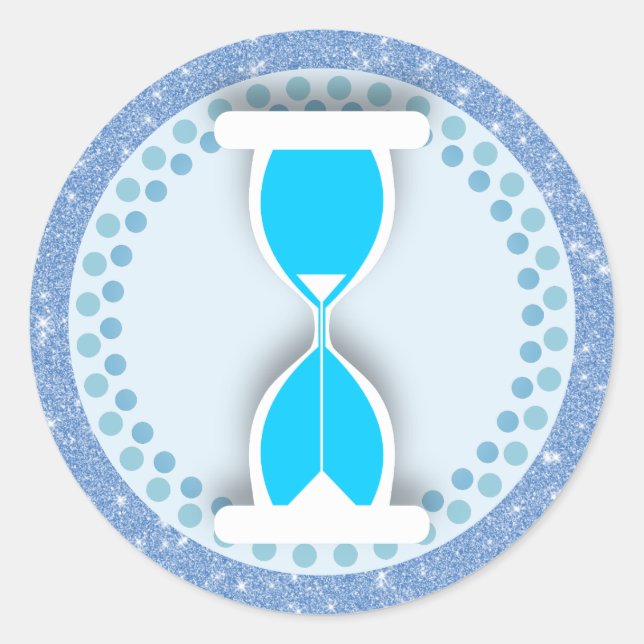Hourglass Classic Round Sticker (Front)