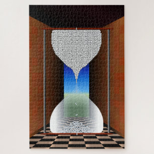 Hourglass Maze Jigsaw Puzzle
