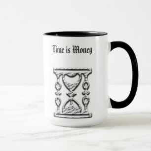 Hourglass on Customised Coffee Mugs No Minimum