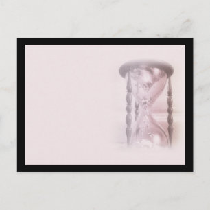 hourglass postcard