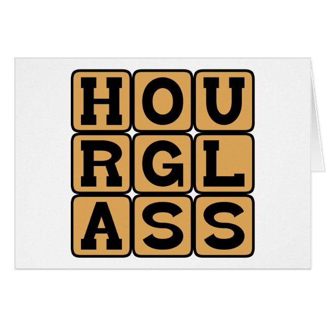 Hourglass, Sand-Powered Timepiece (Front Horizontal)