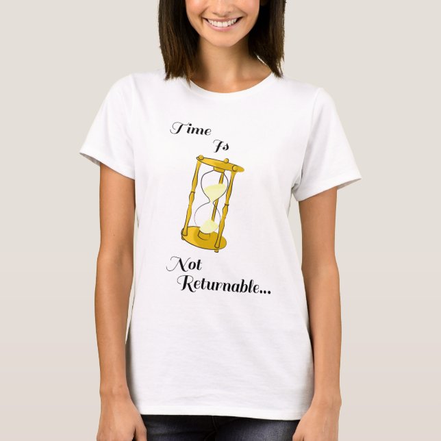 Hourglass Time Graphic T-Shirt (Front)
