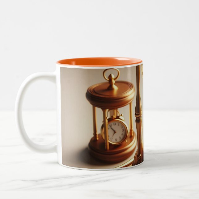 Hourglasses Two-Tone Coffee Mug (Left)