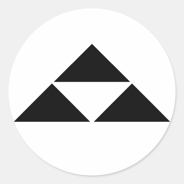 Hourin Classic Round Sticker (Front)