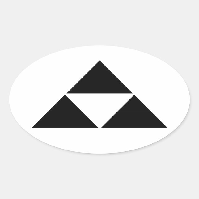 Hourin Oval Sticker (Front)