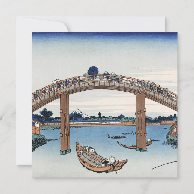 Housai  Mount Fuji seen from below Men's Bridge   (Front)