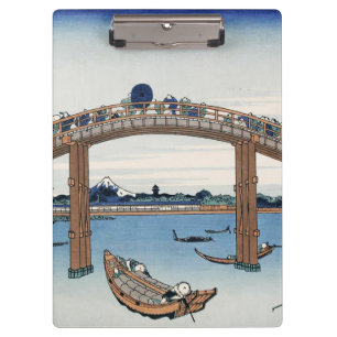 Housai  Mount Fuji seen from below Men's Bridge    Clipboard