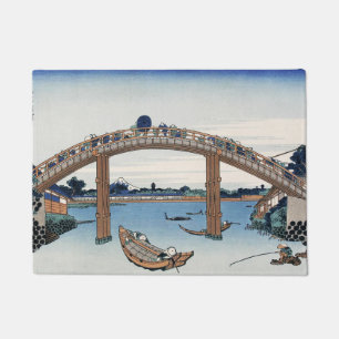 Housai  Mount Fuji seen from below Men's Bridge    Doormat