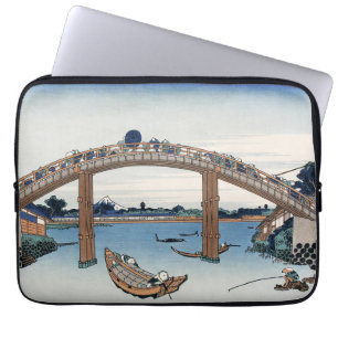 Housai Mount Fuji seen from below Men's Bridge Laptop Sleeve