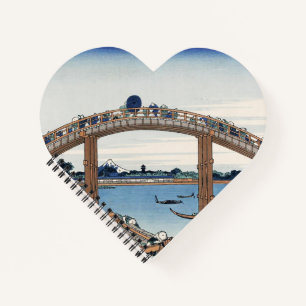 Housai  Mount Fuji seen from below Men's Bridge    Notebook