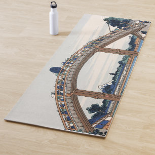 Housai Mount Fuji seen from below Men's Bridge Yoga Mat