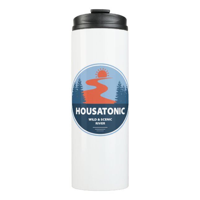Housatonic Wild And Scenic River Connecticut Thermal Tumbler (Front)