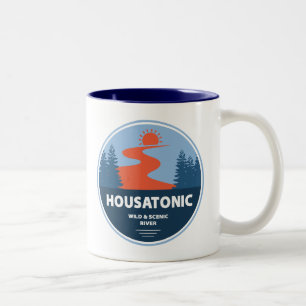 Housatonic Wild And Scenic River Connecticut Two-Tone Coffee Mug
